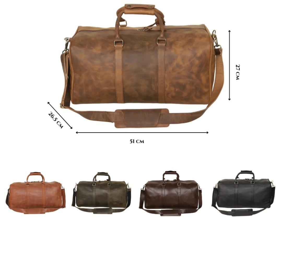 High Quality Genuine Leather Travel Bag