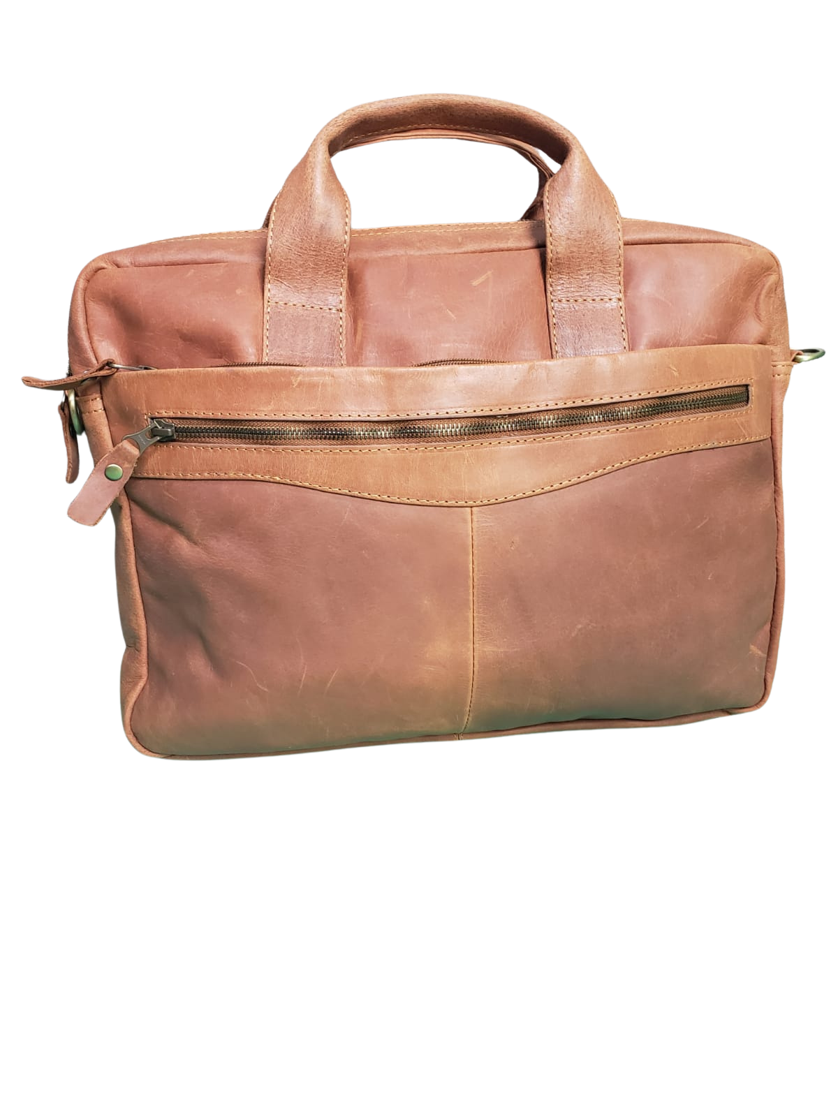 Brown Pure Leather Laptop Bag