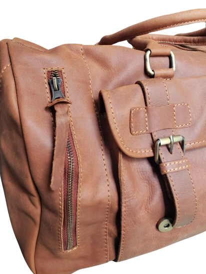 High Quality Genuine Leather Travel Bag