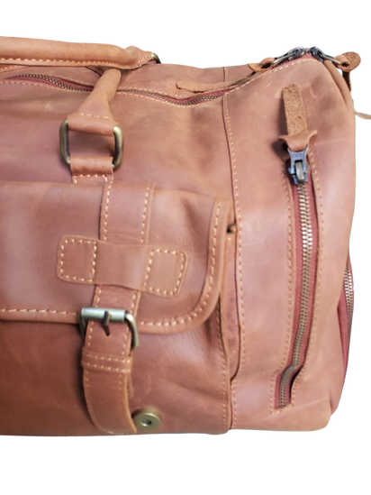 High Quality Genuine Leather Travel Bag